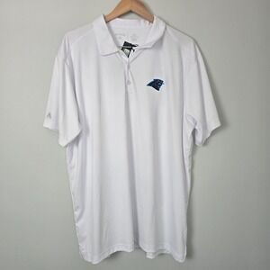 NWT Antigua Men's XXL‎ Carolina Panthers Tribute Polo Shirt – White NFL Team